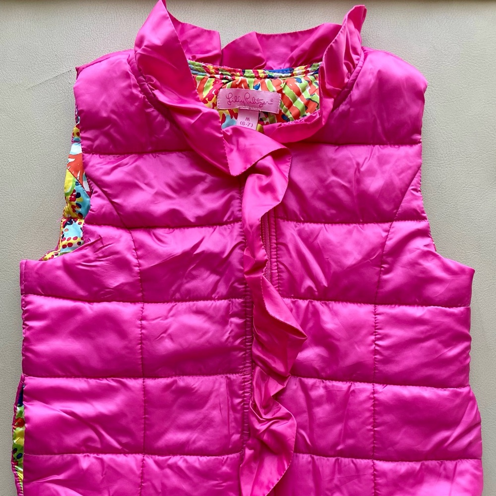 Girl Lilly Pulitzer Vest Sz 6-7